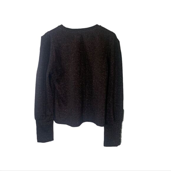 DKNY Jeans Large Brown Sparkly Sweater‎ - Picture 5 of 5